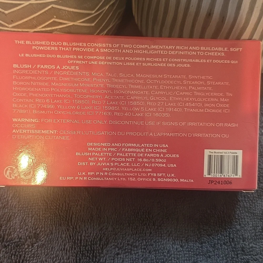 Juvia's Place Blushed Rouge Palette - VOLUME 3